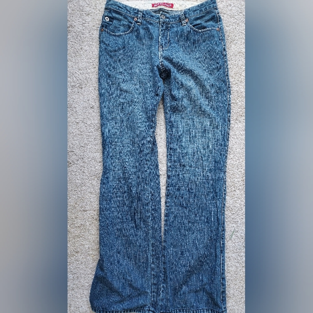 Nautica Blue Jeans Womens 10 Mid Rise Bootcut Denim Classic Capsule Collegiate